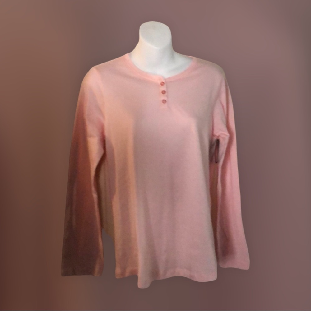 Pink pajama top